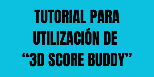 TUTORIAL APP 3D SCORE BUDDY